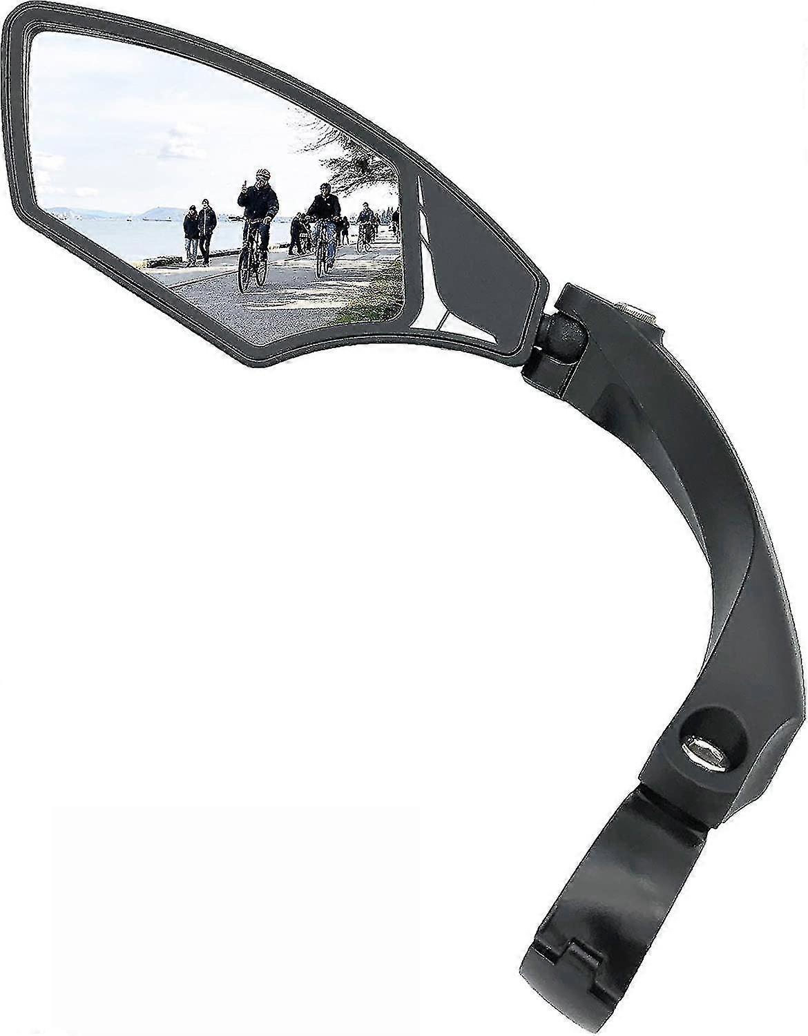Sunrain New Handlebar Bike Mirror, Hd Blast-resistant, Safe Crystal Clear Glass Mirror, Adjustable Rotatable Bike Mirror, Rearview Mirror, Bicycle Mir