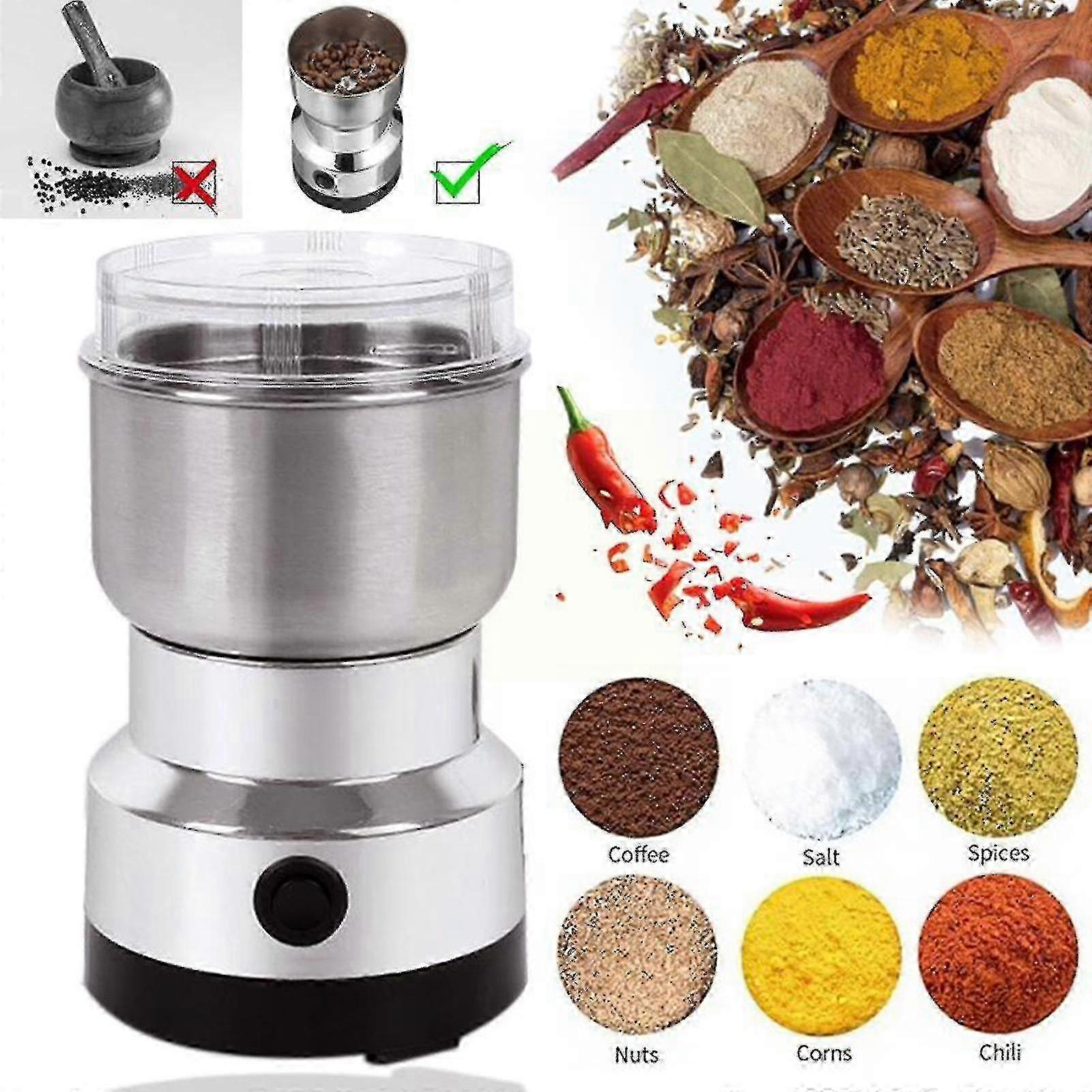 Electric Coffee Grinder 150w 220v Cereals Beans Grinding Coffee Home Nuts Multifunctional Bean Spices Machine Grind F0e0