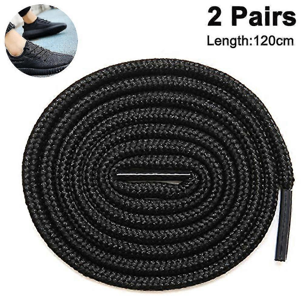 2 Ps Waxed Round Shoelaces - For Ox Shoe Laces