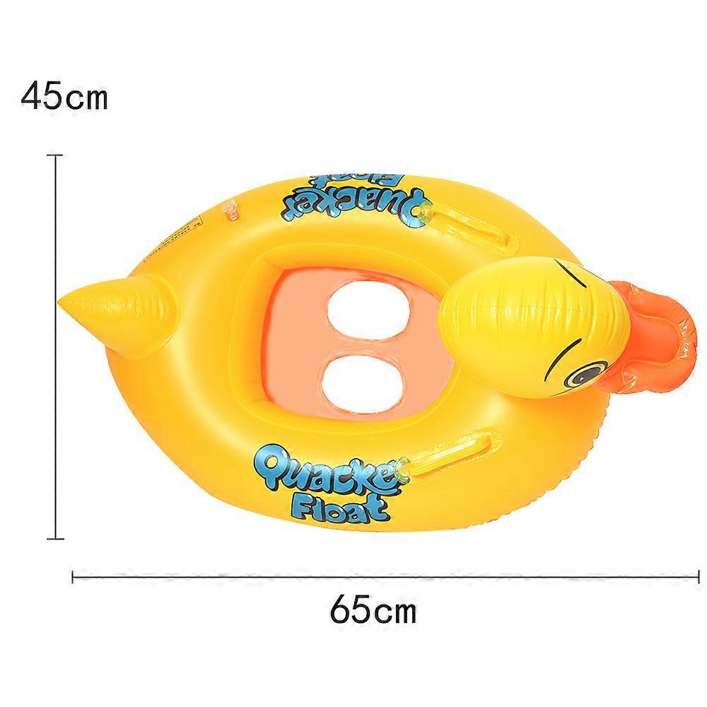 New Shark Duck Shaped Cute Kids Inflatable Baby Toddler Safe Swimming Seat Swim Ring Float Pool Beach Fish Ring Water Sport Toys