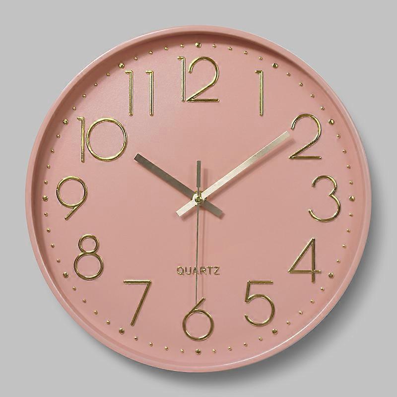 Wall Clock 12-inch Silent Non-ticking Wall Clock
