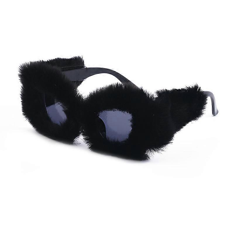 Women cat eye glasses funny plush
