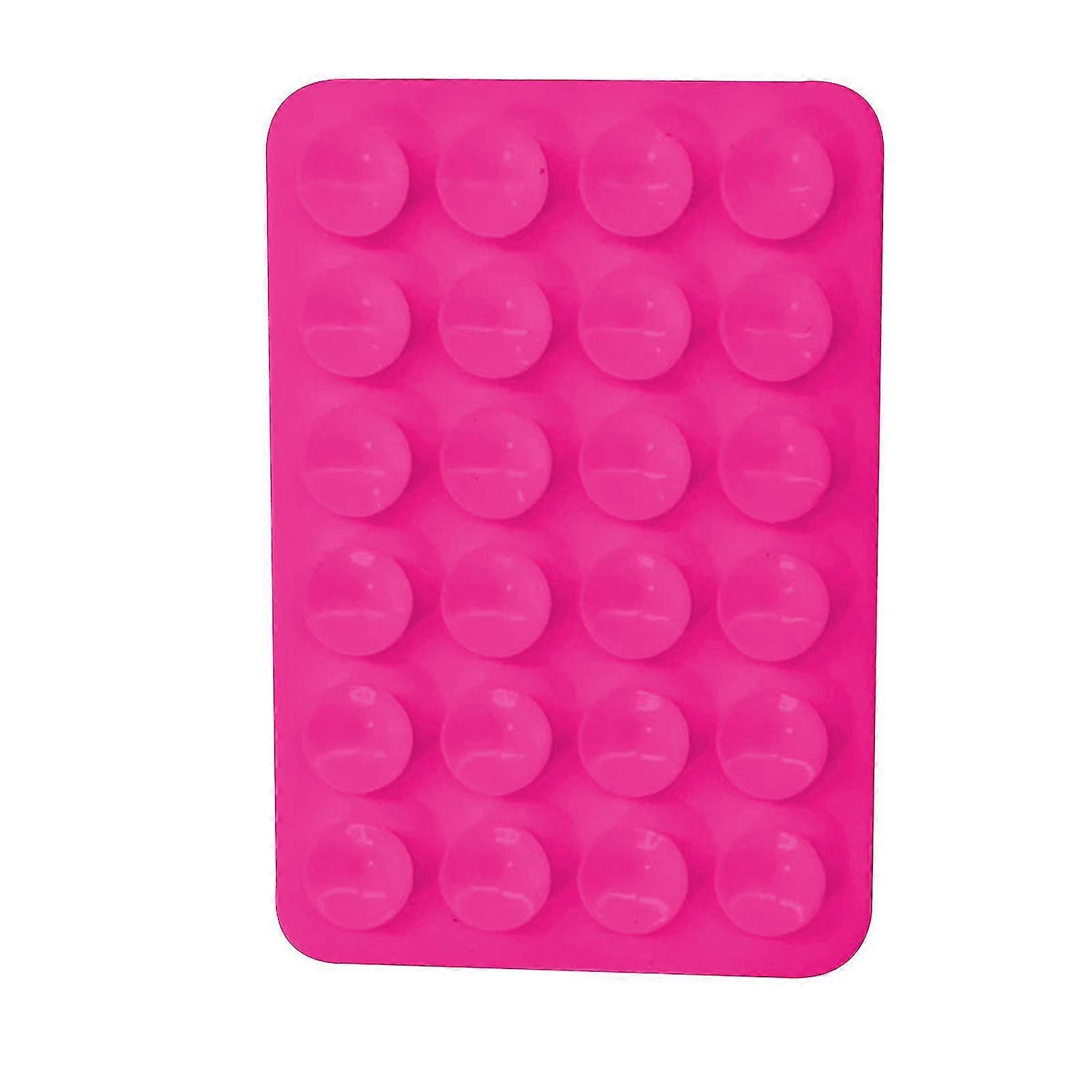 5pcs Silicone Suction Phone Case Adhesive Mount, For Iphone & Android Cellphone Case Compatible, Hands-free Mobile Accessory Holder