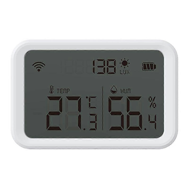 Wifi Temperature Humidity Sensor Tuya Zigbee Wireless Hygrometer Thermometer With APP Alerts And Data Export
