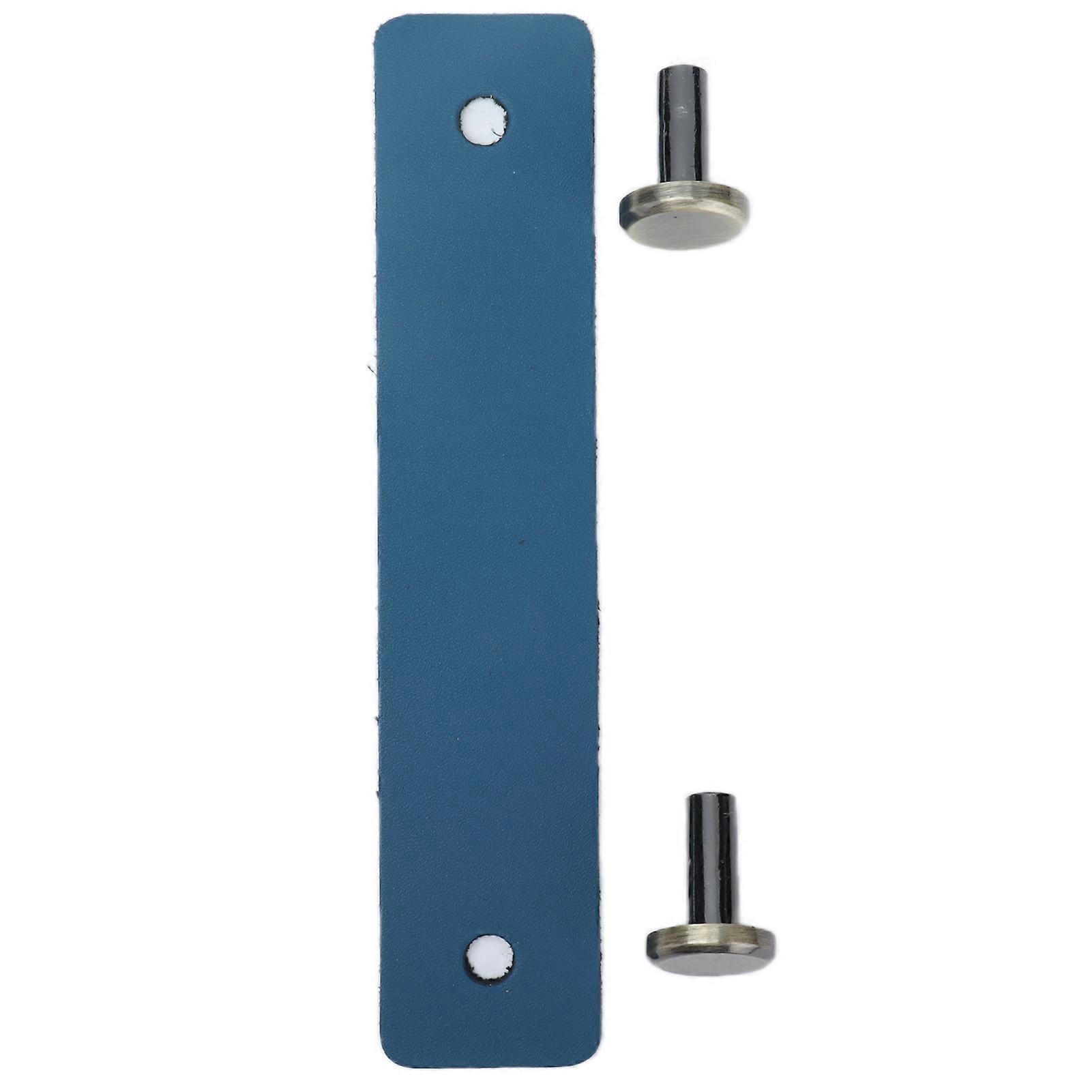 PU Leather Drawer Pulls Anticollision Wear Resistant European Exquisite Modern Simple Cabinet HandleBlue