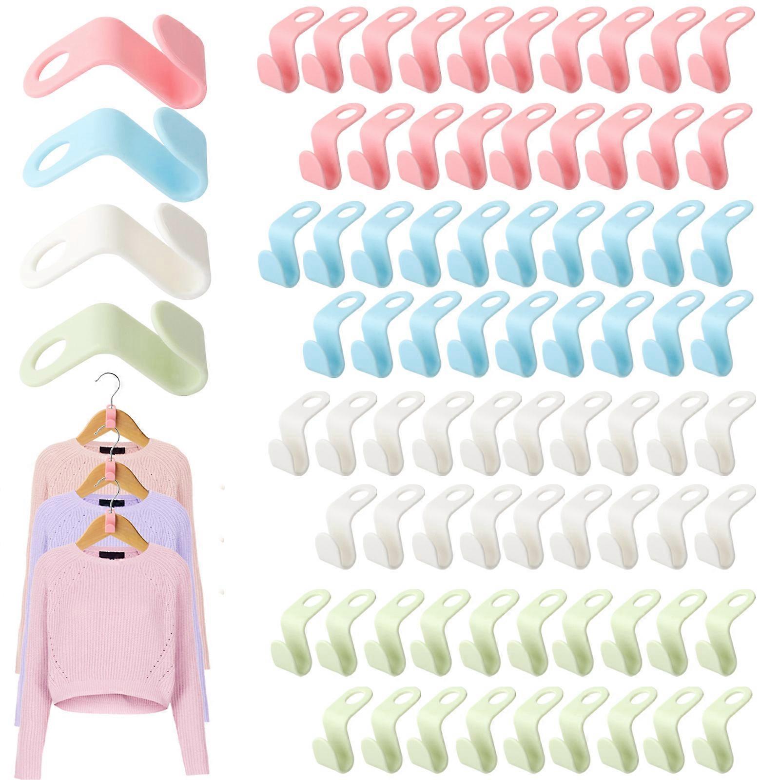 Hanger extension hook hanger storage multi-color space-saving wardrobe coat finishing rack 20%OFF