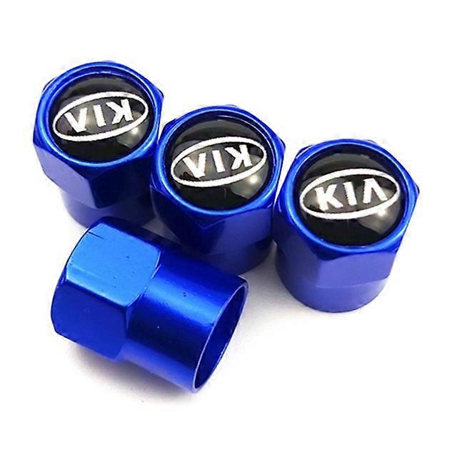 KIA Cerato Sportage R K2 K3 K5 RIO 3 4 sorentoカーアクセサリーshry用の新しい4PCSオートホイールタイヤバルブステムキャップカバー