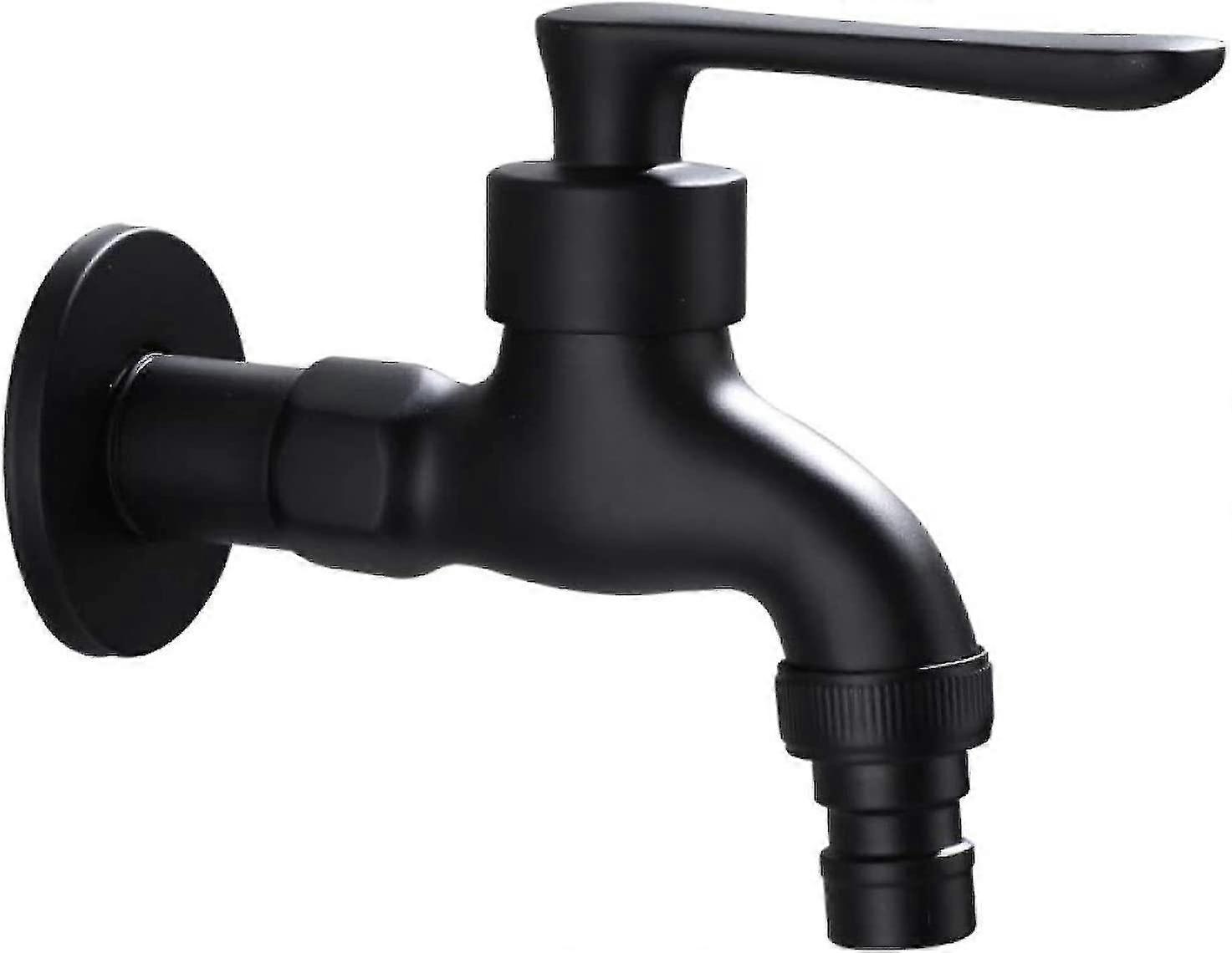 Outdoor Garden Faucet Vintage Cold Water Tap With Single Control Interface (1/2inch Outlets - 1/2inch Inlets), Suitable For Garden, Washi