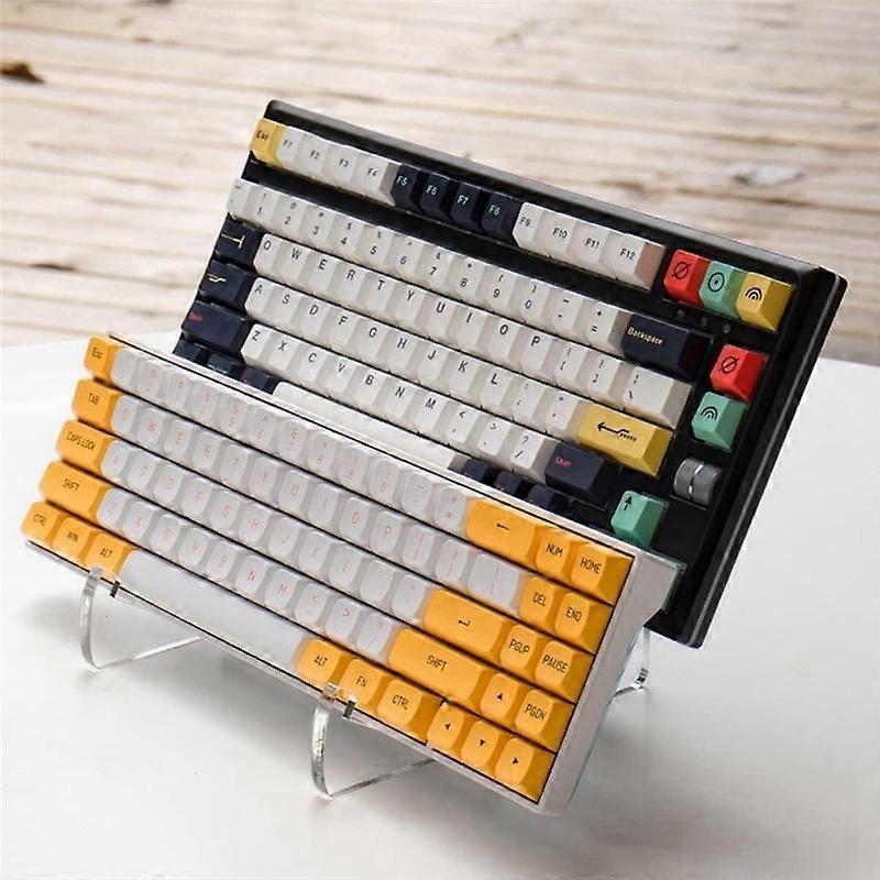 2-Tier Keyboard Display Stand Clear Acrylic Tablet Stand Mechanical Keyboard Holder Gaming Keyboard Stands