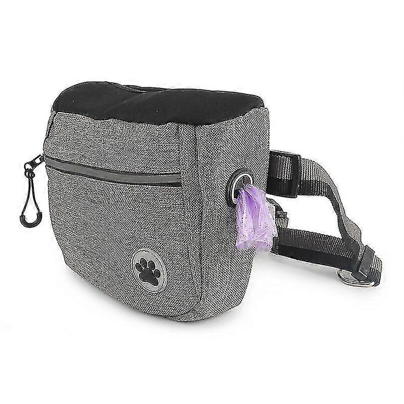 Pet Waist Bag, Dog Treat Bag, Large Capacity, Pet Training Bag Waterproof Reflective Waist Bag