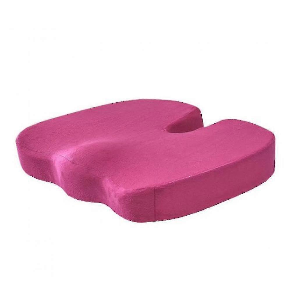 Super Soft Velvet Cushion Memory Foam Cushion(Pink)