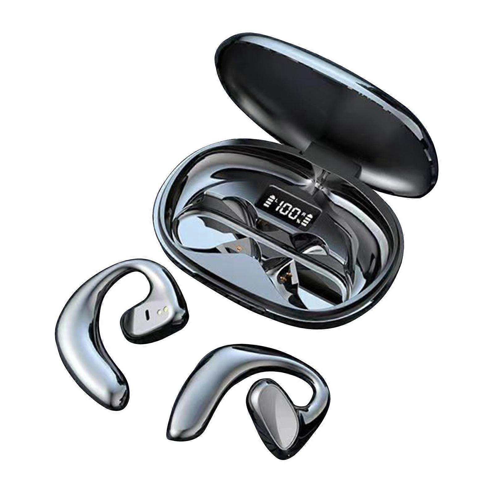 S900 TWS Bone Conduction Headphone Bluetooth-compatible Digital Display Headset