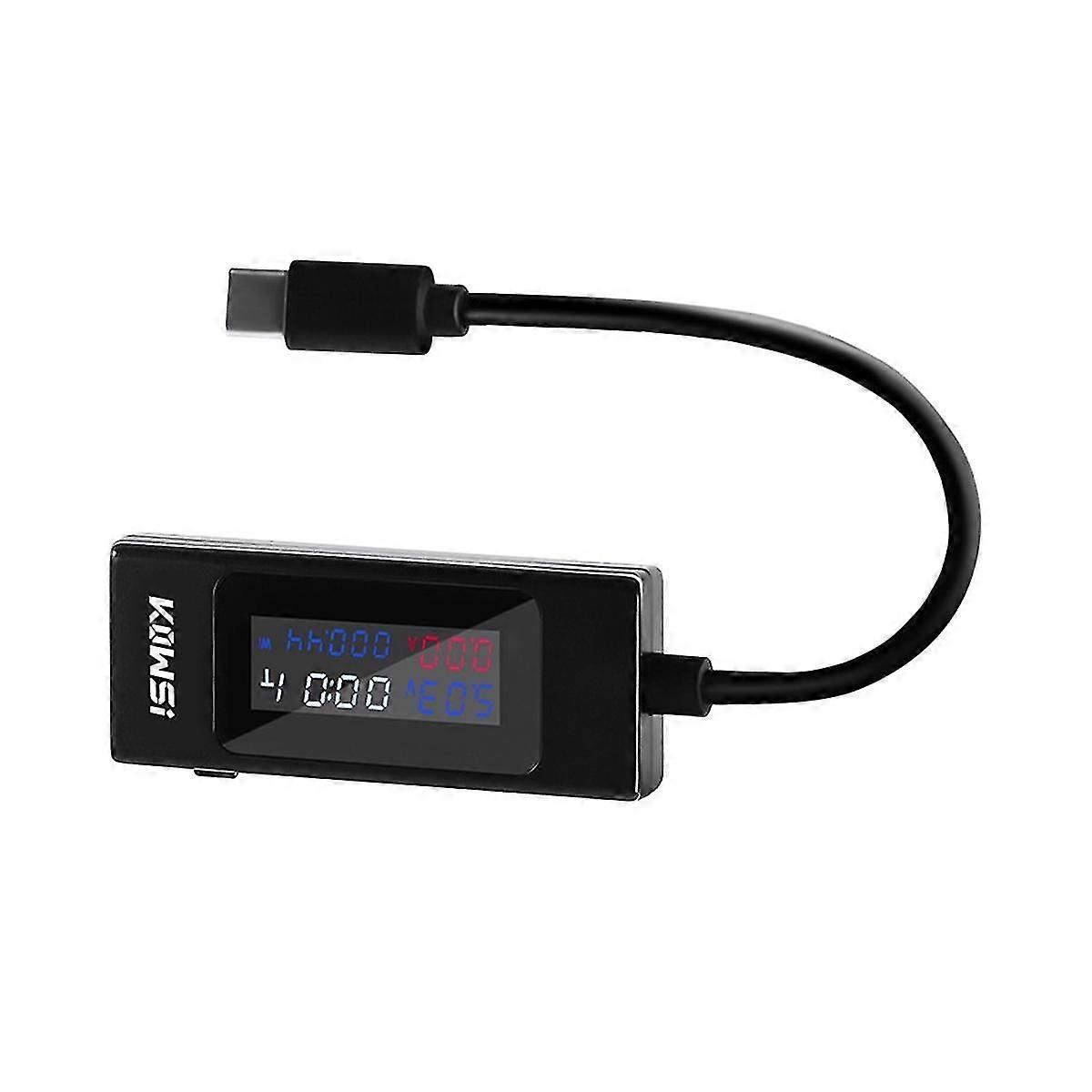 KWS-065C Tipo-C USB-C 4-30V Misuratore di tensione Temporizzazione Amperometro Monitor digitale Caricatore USB Tester Potenza