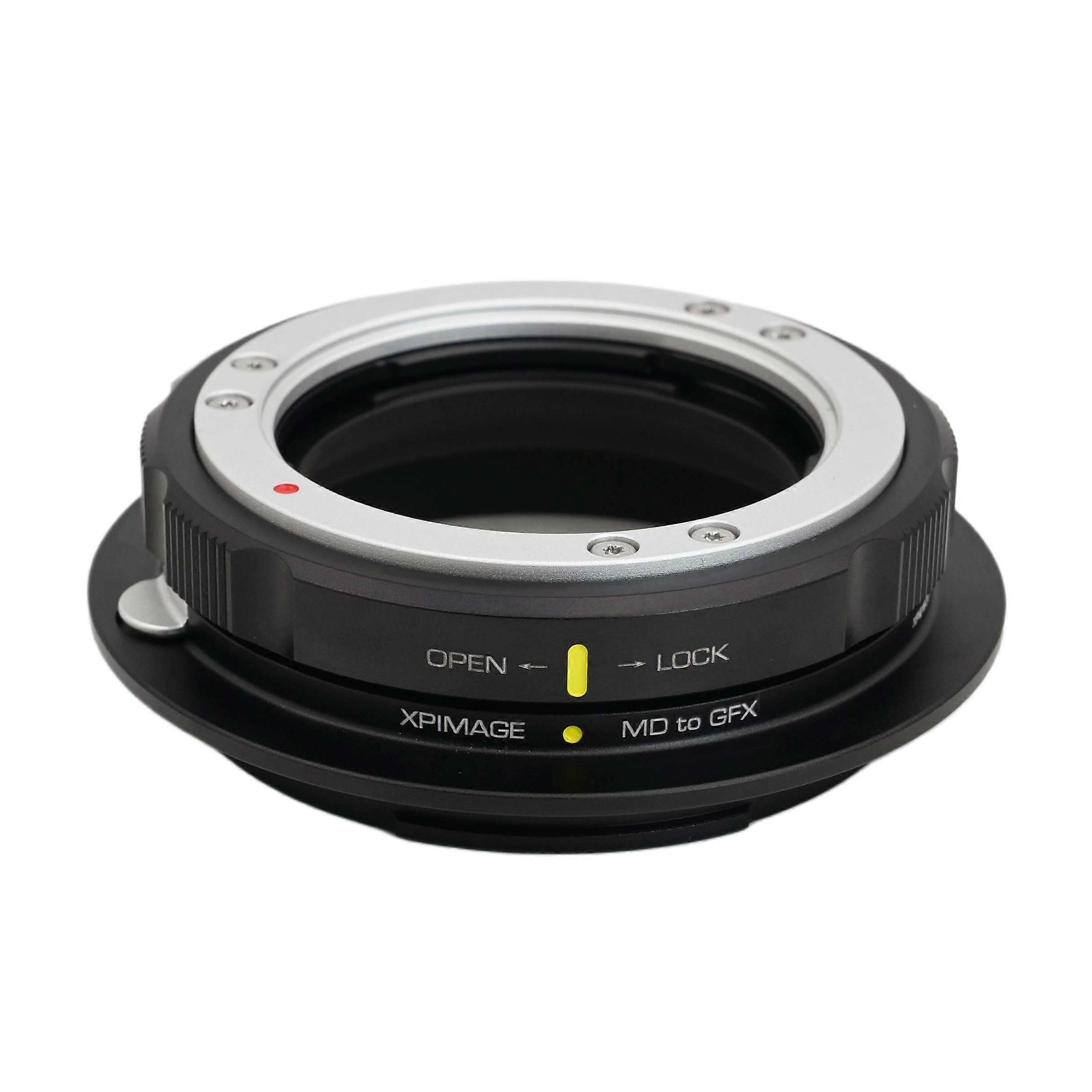MINOLTA MD lens to Fuji GFX camera adapter ring is applicable to MD-GFX 50S2 100S 50S 50R. XPimage lock adapter ring