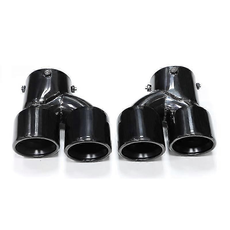 Exquisite exhaust pipeQuad Car Exhaust Tip For BMW G42 M240i 2021 2022 2023 Dual M Performance Exhaust Pipe Muffler Tip Exhaust System Nozzle Tailpipe