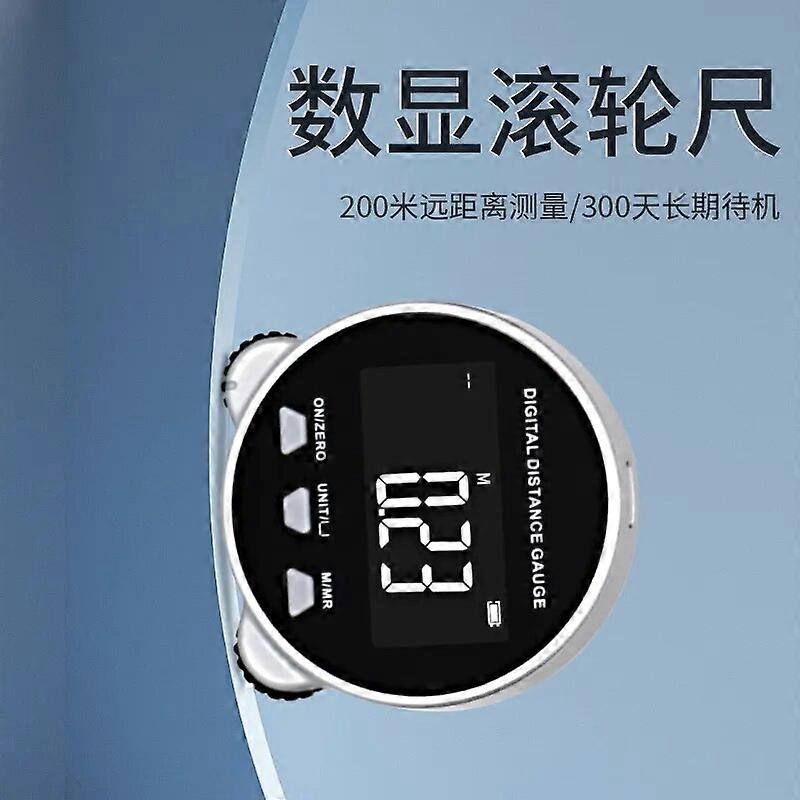 Digital display roller ruler rangefinder straight curve irregular surface cylinder diameter measuring ruler