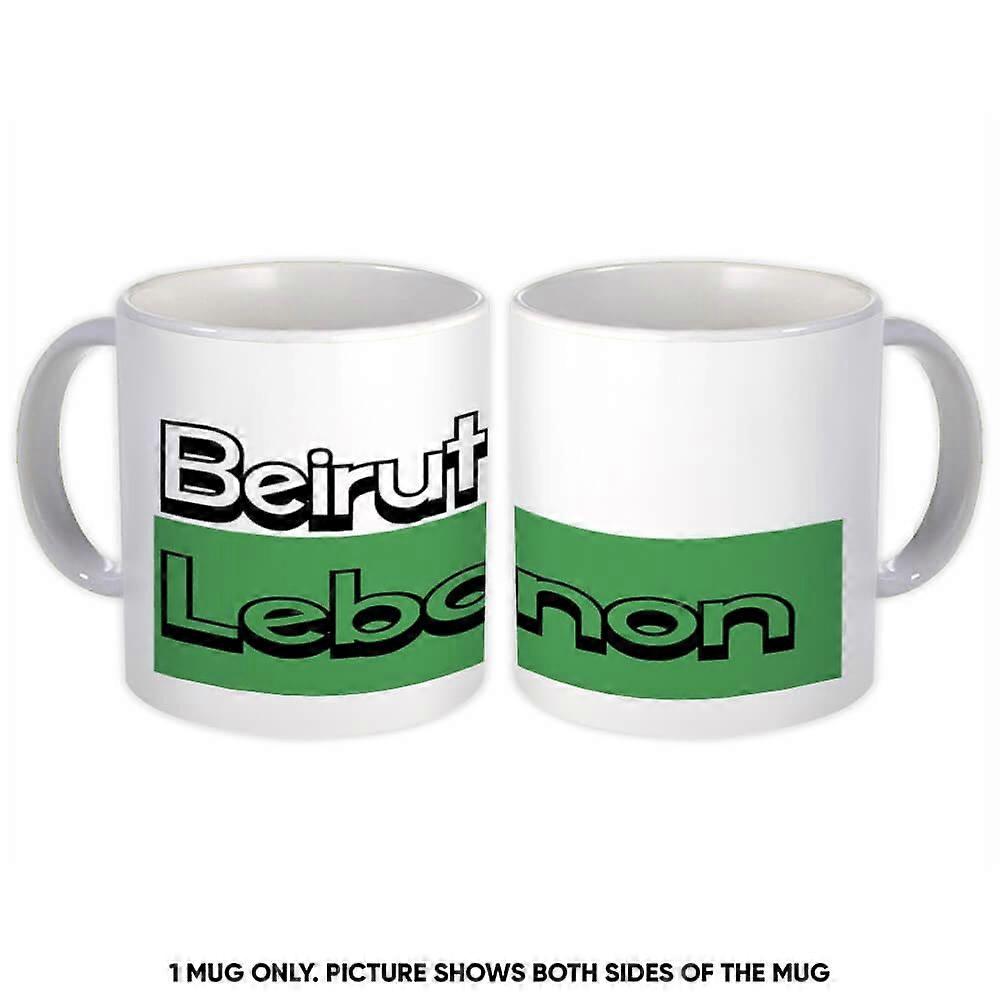 Gift Mug: Beirut Lebanon Rectangle