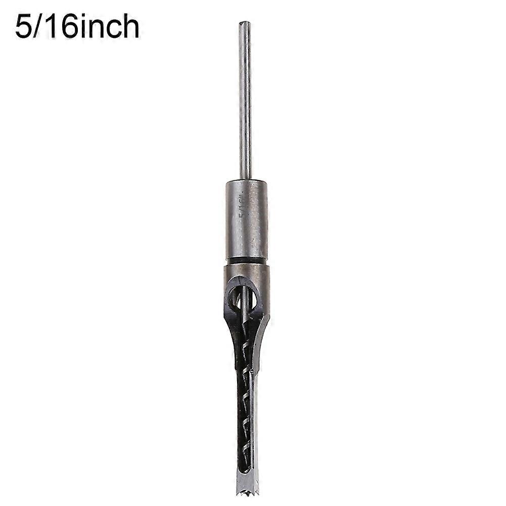 Square Hole Saw Set Drill Bits Mortising Chisel Carve Carpenter Woodworking Tool