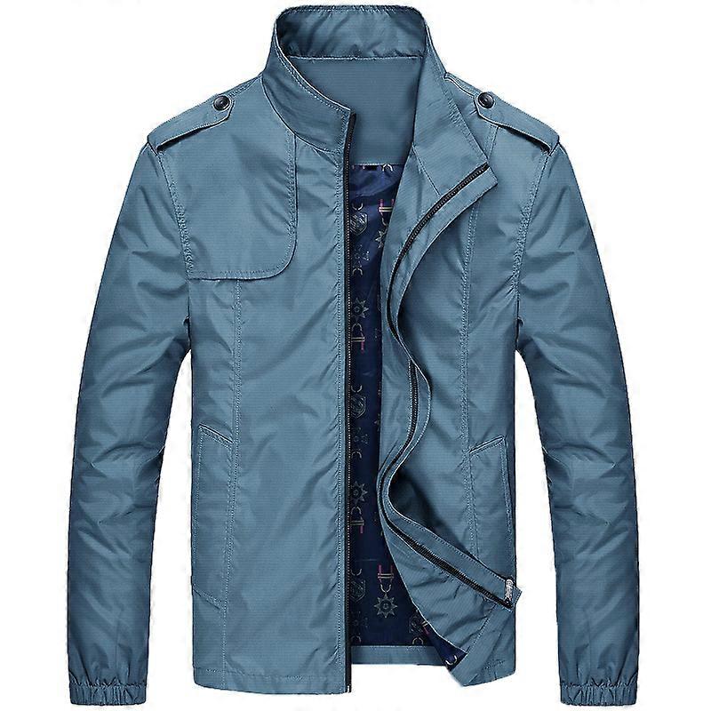 Mens Casual Lightweight Stand Collar Jackets