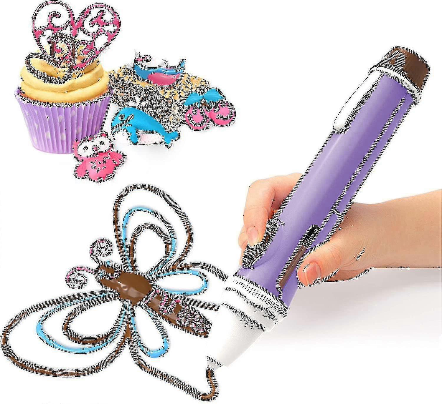 Chocolade print pen chocolade knutselen pen kindercadeau