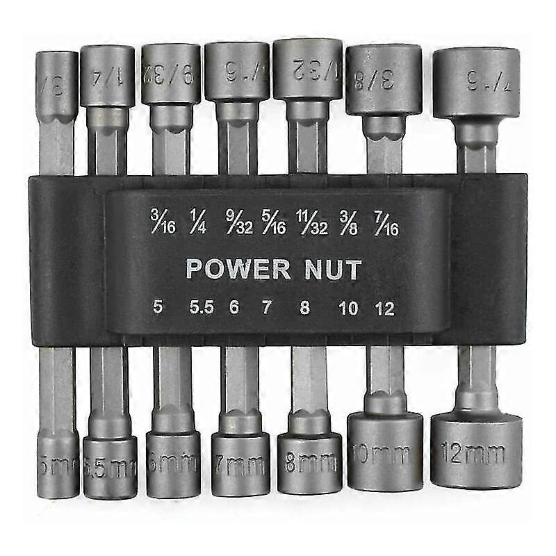 Imperial Socket Nut Impact Driver Adapter S 1/4" Hex Shank Socket Wrench Tool Set