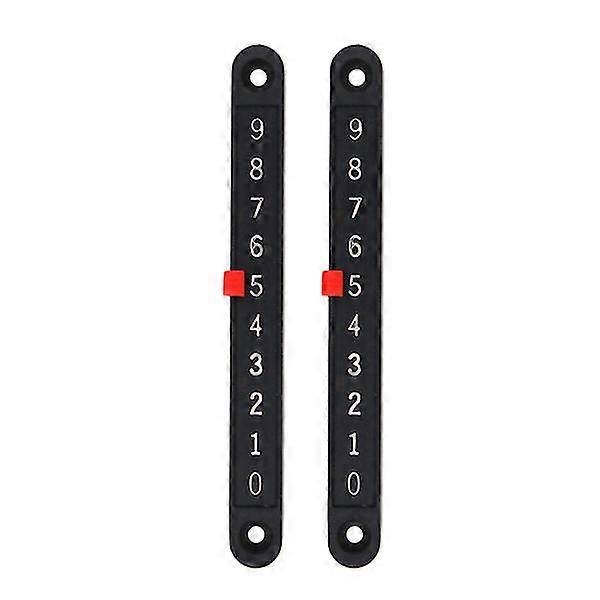 2pcs Plastic Foosball Scoring Counters Table Football Scorekeeper (black)