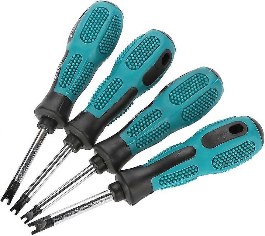 4pcs U Type Precision Triangle Head Screwdriver Set Multifunctional Hand Tool Magnetic Triangle Screw Driver Tool Kit