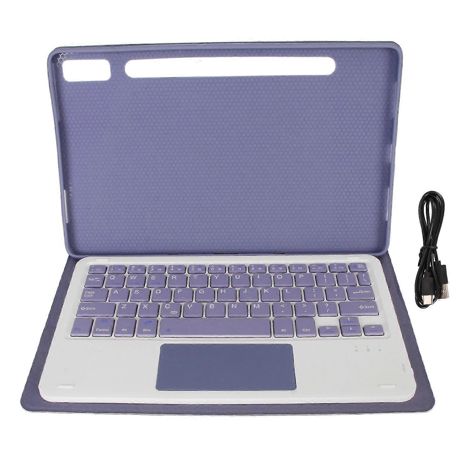 Lenovo Tab P11 Pro Gen 2 Keyboard Case - 11.2in Tablet Case with Pen Holder and Trackpad (Purple)