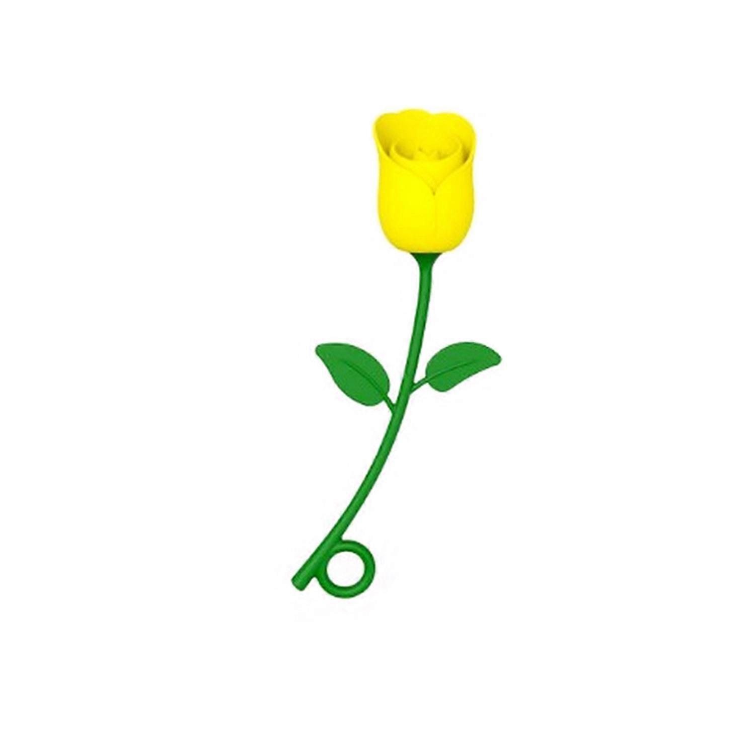 Rose Flower Straw Cover BPA Free Silicone Reusable Dust-proof No Spill 6-10MM Tumbler Straw Tip Plug