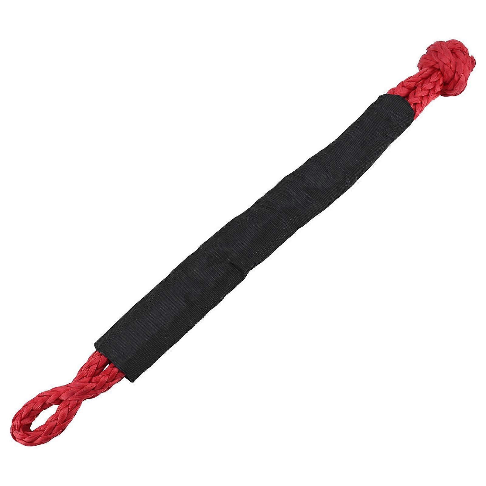 Boating ATV Synthetic Fiber Soft Shackle for Personal Watercraft Length 56cm Red