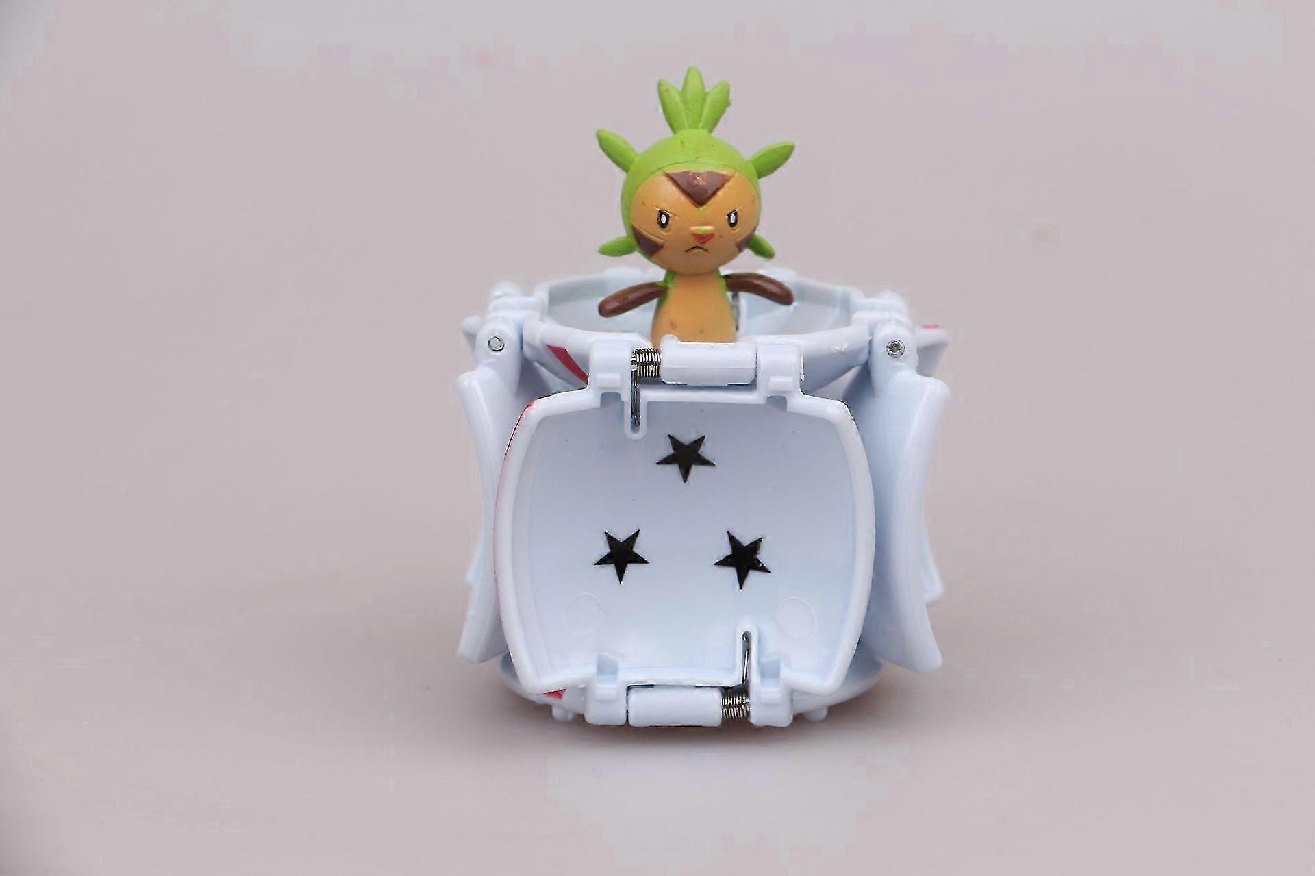 4 Pcs Throw N Pop Poke Ball with Action Figure Toy Set