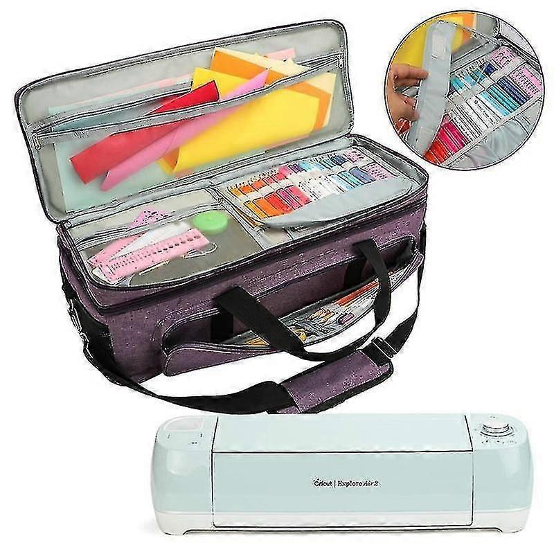 Laundry baskets tool carrying case big capacity cutting machine supplies storage bag for cricut expl