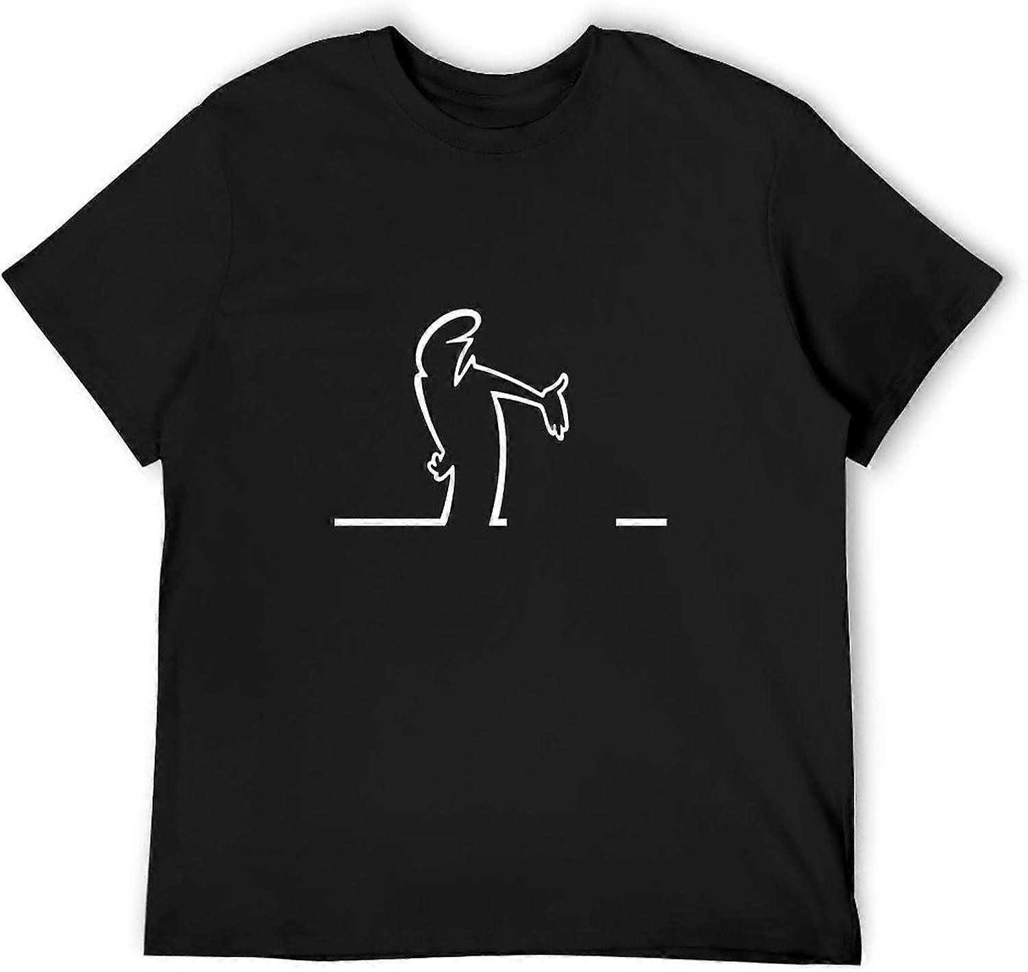La Linea Tshirt Cotton black