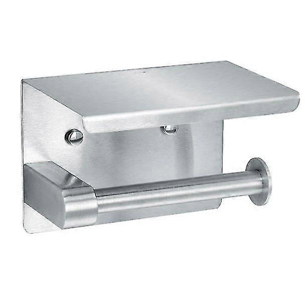 Single Post Toilet Paper Holder With Shelf Storage Ra,5634