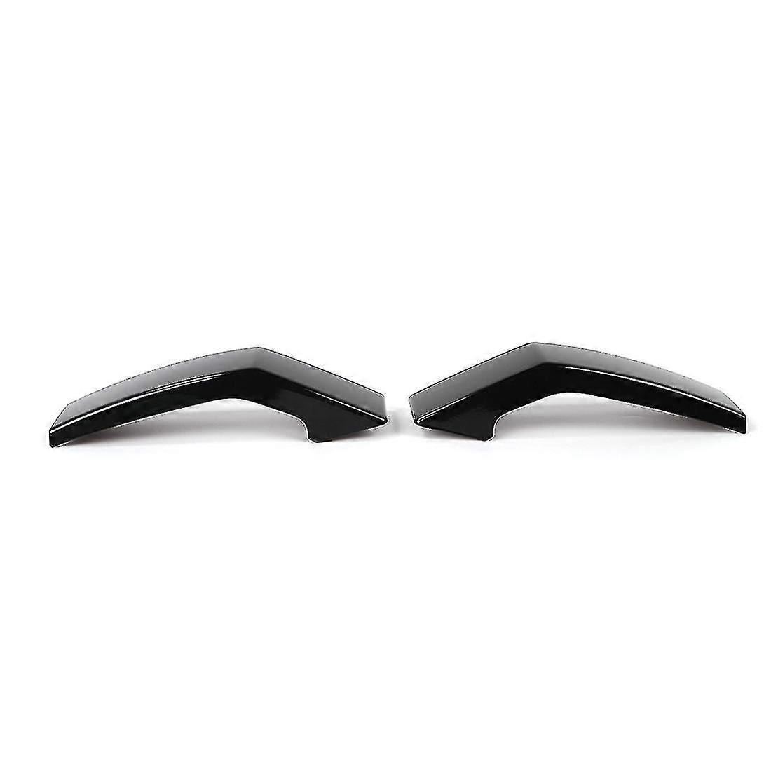 Front Bumper Grille Cover Trim Decoration Sticker,abs Black