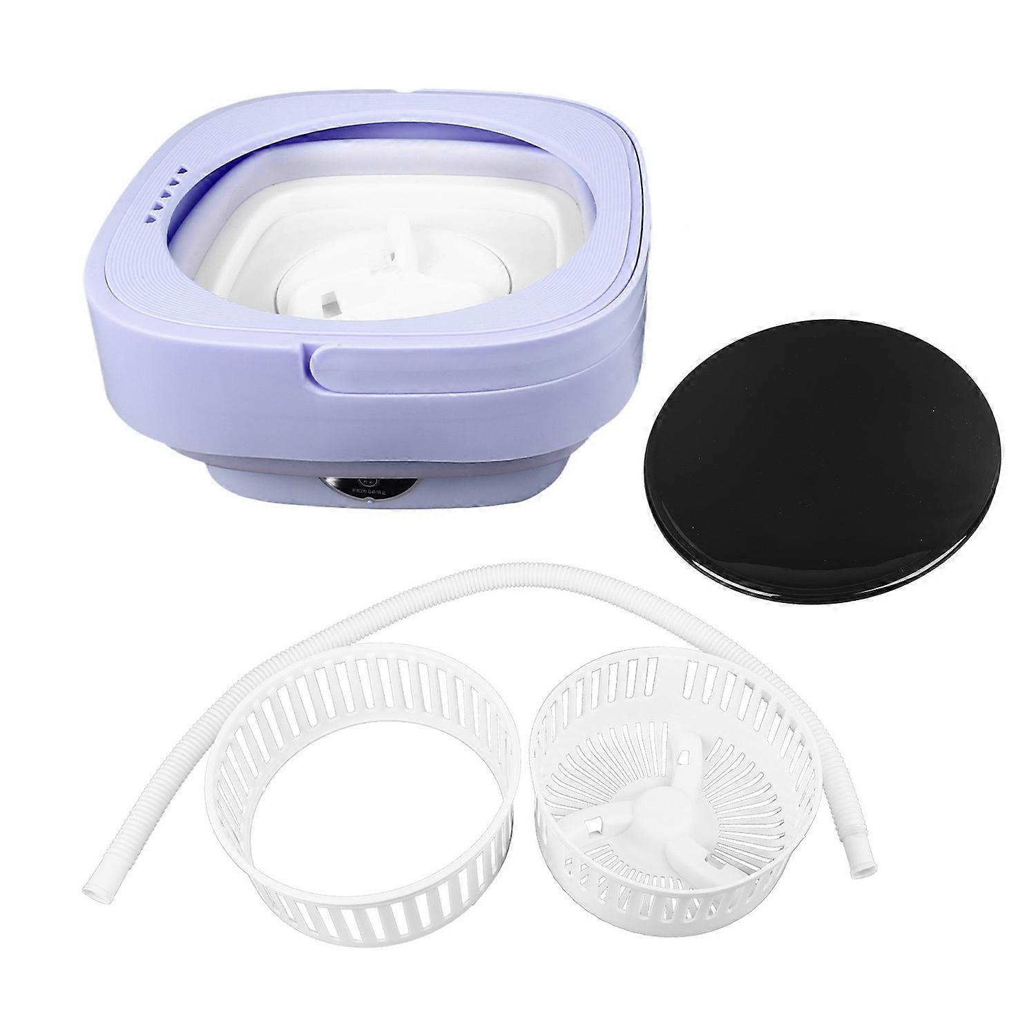 8L Mini Foldable Washing Machine Portable Small Laundry Machine for Home Dormitory Travel 110‑