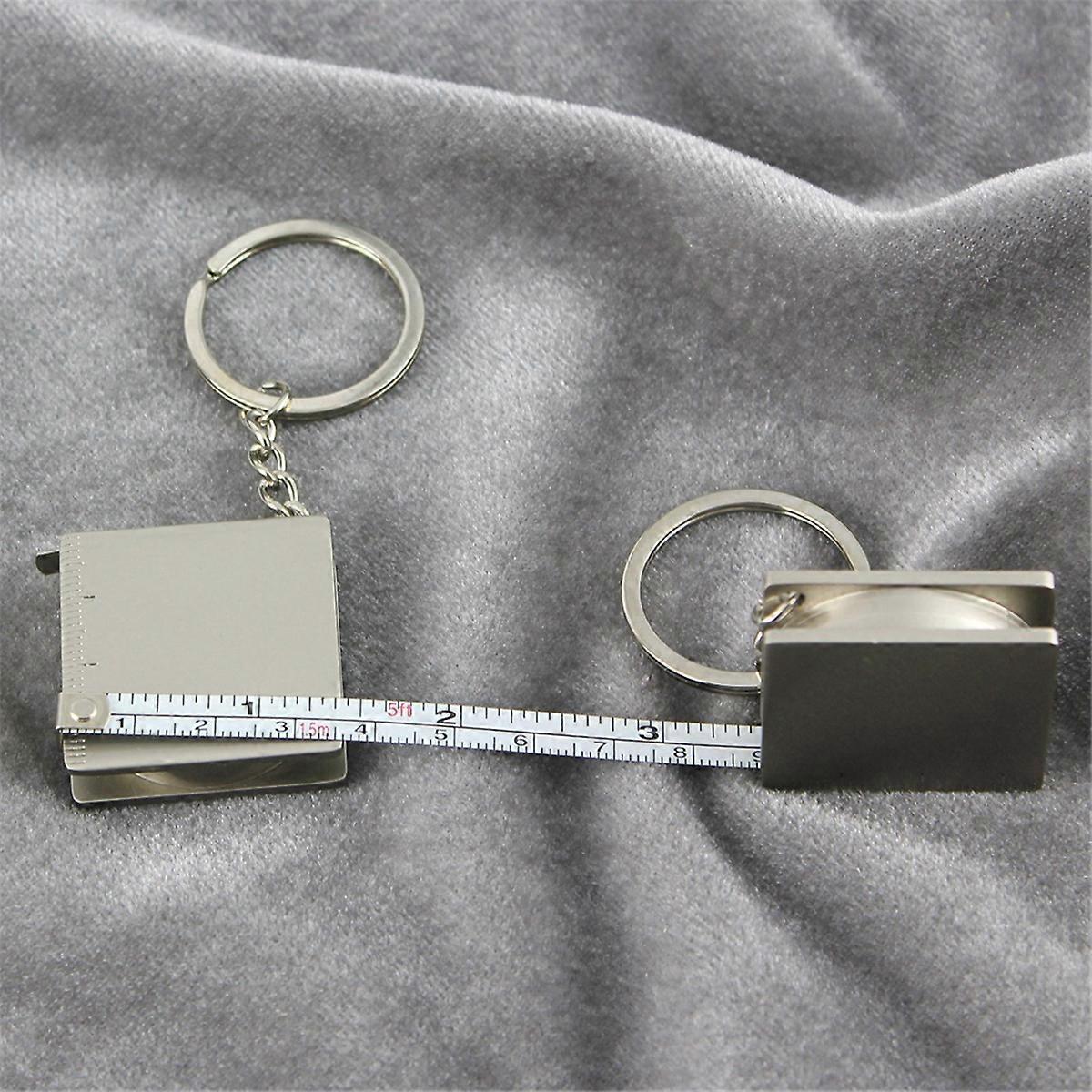 Tape Measure Keychain Telescopic Ruler Measuring Tool Tape Measure Fashionable and Practical Gadget