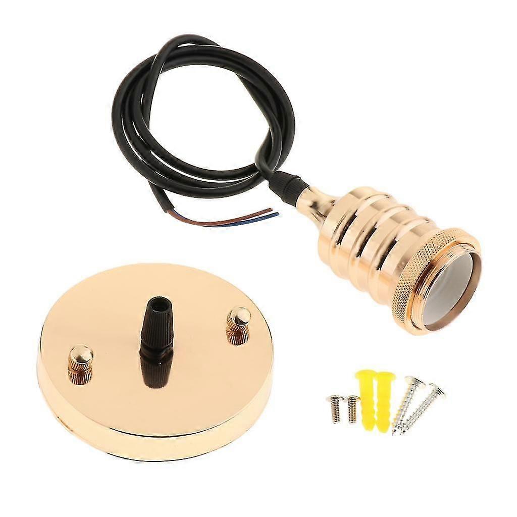 Light Fixture E27 Lamp Holder Light Replacement Industrial Style 110-240V 02