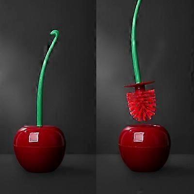 Cherry Toilet Brush Plastic Set Fashion Thick Brush Head Non-slip Handle Strong Detergency ABS PP Material Brush