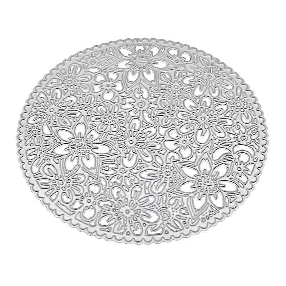 DIY Embossing Cutting Dies Tool Mould Round Hollow Flower for Scrapbooking Photo Album