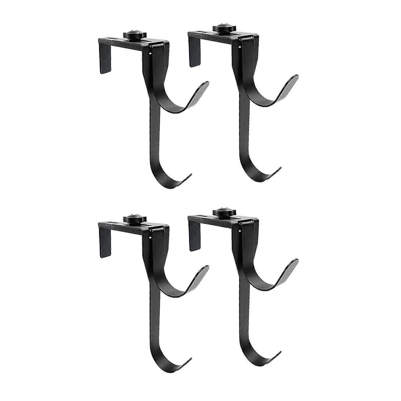 Space Saving Pool Poles Hangers Adjustable Metal Pool Skimmer Hook for Home Practical Swimming Pool Accessories Holder
