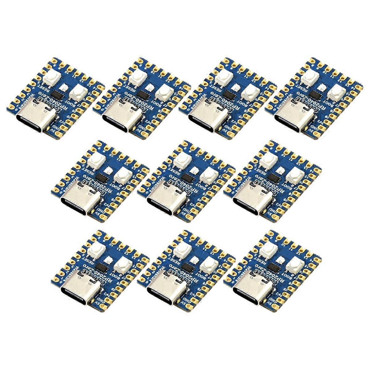 RP2040-Zero Microcontroller Development Board voor RP2040 Dual-Core M0+ Processor 2MB Flash 10Pcs