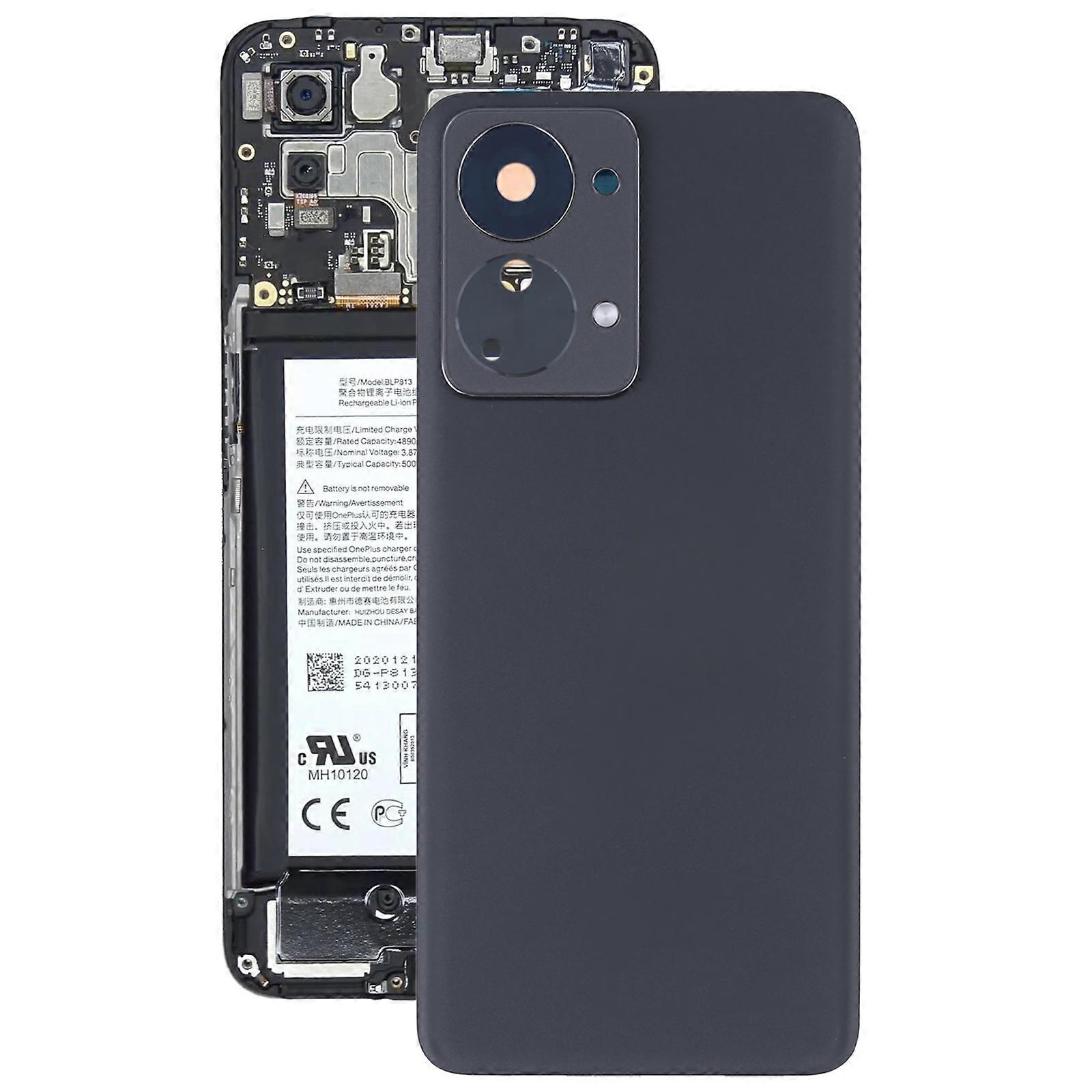For OnePlus Nord 2T Battery Back Cover with Camera Lens