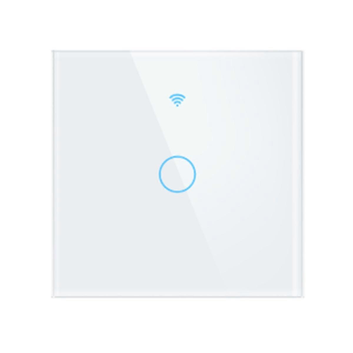 1 2 3 4 Gang 2 3 Way WiFi RF 433mhz Smart Wireless Touch Wall Light with Switch Button 220V with No