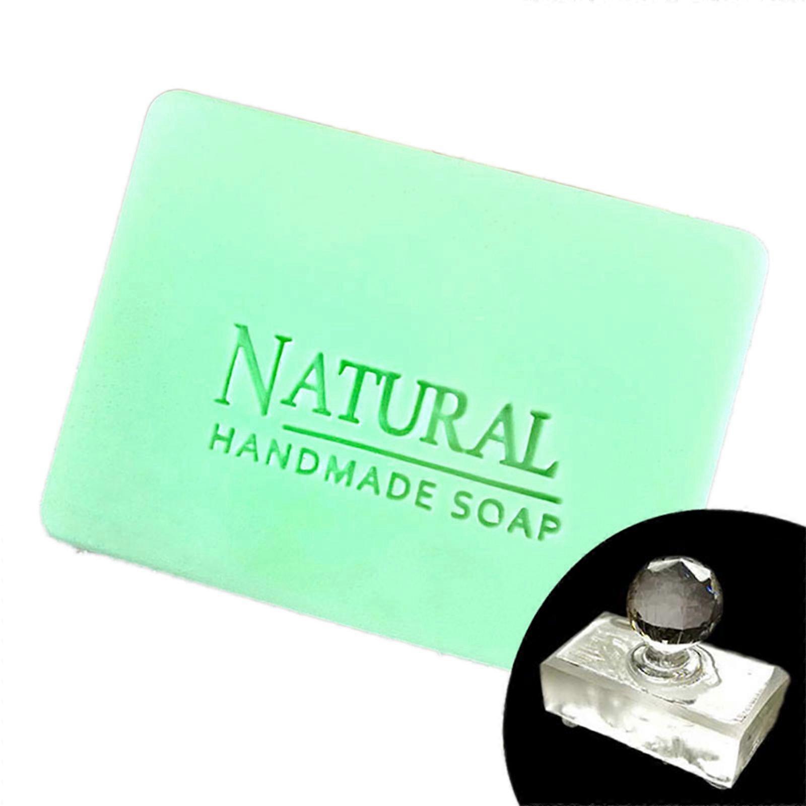 Handmade Soap Words Stamper Natural Soap Making Acrylic Chapter Party Favor for Creative Gifts for Kids Teen Boy Girl Ad