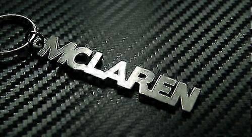 Mclaren name keyring keychain key fob