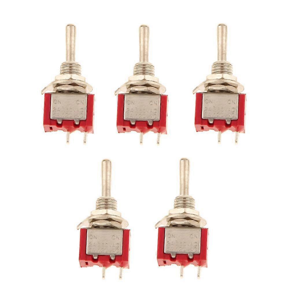 5 x latching On/Off Mini Miniature Toggle Switch Model Railway SPST