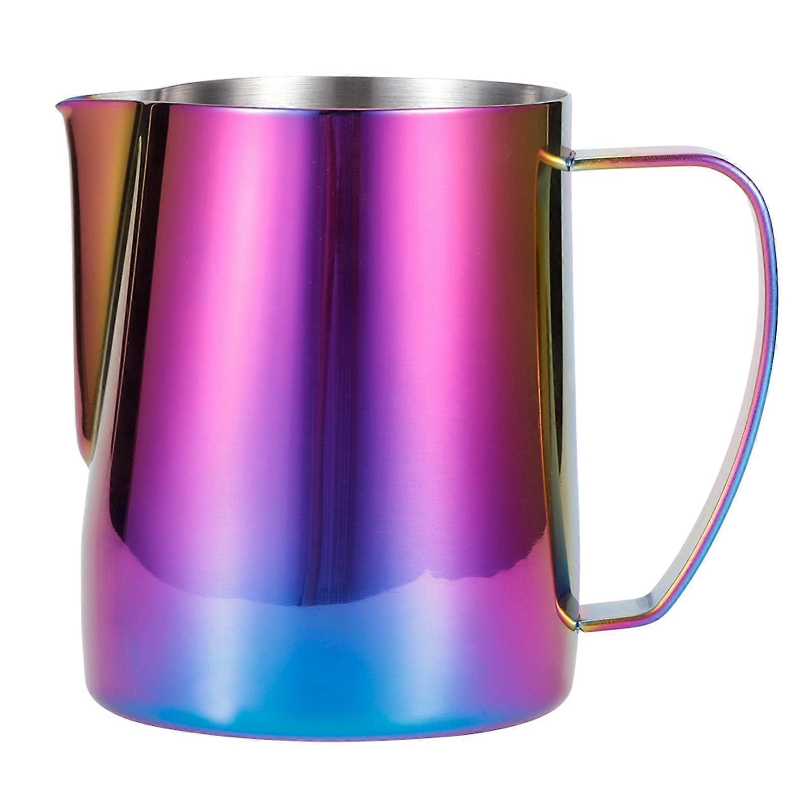 Milk Frothing Pitcher 304 Stainless Steel With Handle For Latte Art Mug