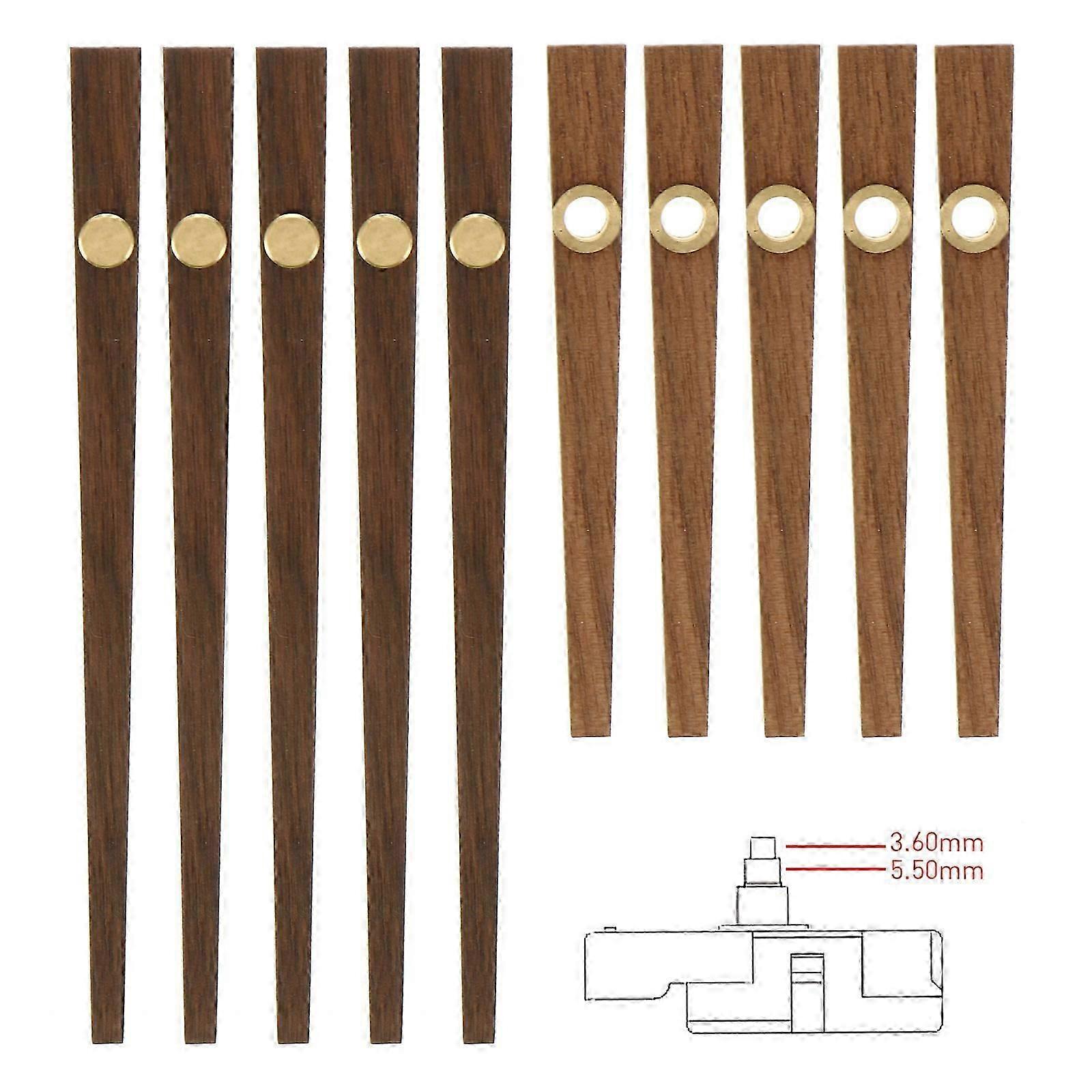 5 Sets Wooden DIY Clock Pointer Plate Replacement Clock Movement Part Clock Hand