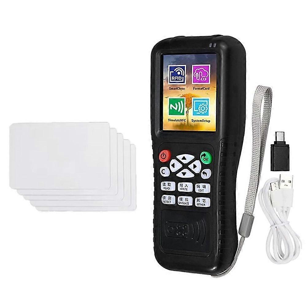 X100 RFID NFC Smart Card Reader Writer+5 X UID Card RFID Duplicator ID IC Card Programmer Κρυπτογραφημένο Key Copyer
